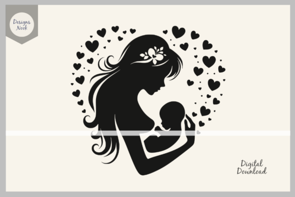 Download Mom and Baby SVG, Mother and Child SVG - Mom and baby svg Collection