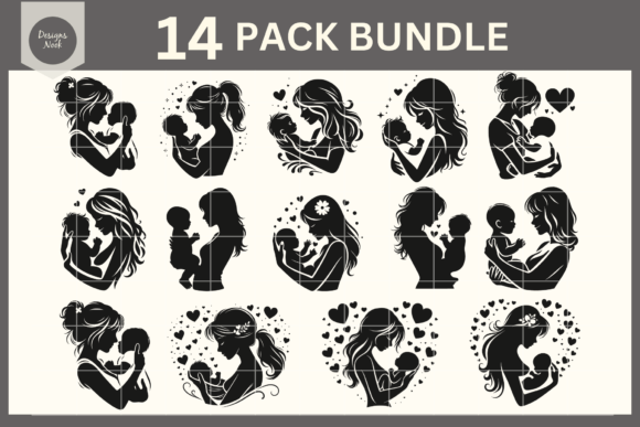 Download Mother and Baby SVG, Mom and Baby SVG - Mom and baby svg Collection