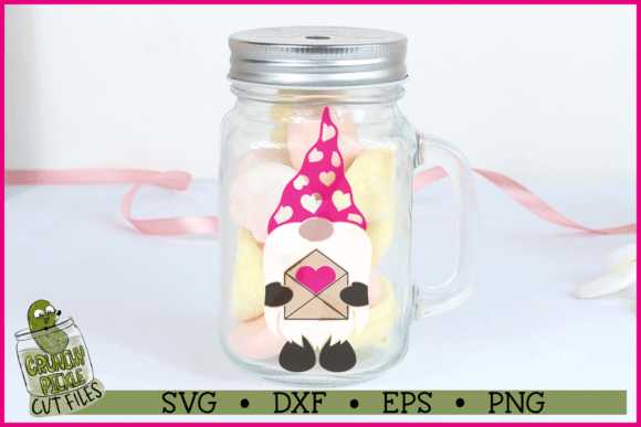 Download Valentine Gnome with Love Letter SVG - Letter svg Collection